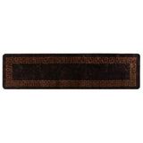 Rug Runner MARSA Black 100 x 350 cm Polyester and PVC 42023297