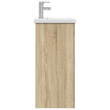 Bathroom Vanity with Sink Sonoma Oak 42 x 40 x 84.5 cm 890674