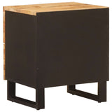Bedside Cabinet 2 pcs Brown 40 x 33 x 46 cm Solid Mango Wood 4018295