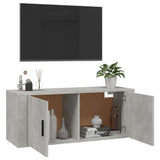 Wall Mounted TV Cabinet Concrete Grey 100x34.5x40 cm 816636