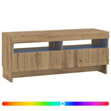LED TV Cabinet Artisan Oak Engineered Wood 896114