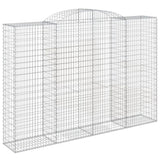 Arched Gabion Basket 300x50x200/220 cm Galvanised Iron 153520
