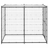 150795 Outdoor Dog Kennel Steel with Roof 110x220x180 cm