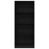 Bookshelf Black Oak 60 x 24 x 143 cm Engineered Wood 862467