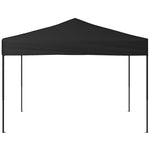 ZNTS Folding Party Tent Black 3x3 m 93518