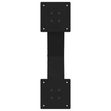 Coffee Table Legs X-Shaped 2 pcs Black 50x cm Steel 4012936