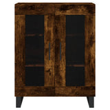 Highboard Smoked Oak 69.5x34x180 cm Engineered Wood 3195760