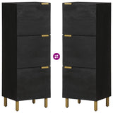Highboard Black 40x33x110 cm Engineered Wood 4017677