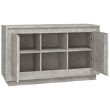 Sideboard Concrete Grey 102x35x60 cm Engineered Wood 831881