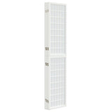 Folding 5-Panel Room Divider Japanese Style 200x170 cm White 352089