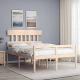 Senior Bed without Mattress 120x200 cm Solid Wood 3195411