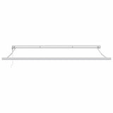 Retractable Awning Manual White 500 x 300 cm Fabric, Metal 3331364
