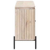 Sideboard 105 x 30 x 65 cm Solid Mango Wood and Engineered Wood 42020112