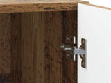 Bedside Table 2 pcs Old Wood 43 x 34.5 x 47 cm Engineered Wood 895272