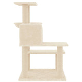Cat Tree with Sisal Scratching Posts Cream 82.5 cm 172385