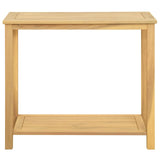 Garden Console Table with Storage Light Acacia 80 x 35 x 75 cm 42026789
