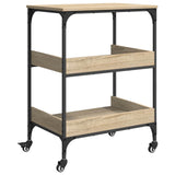 Kitchen Trolley Sonoma Oak 60 x 41 x 80.5 cm Engineered Wood 883026