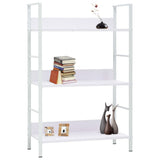 3-Layer Book Shelf White 60x27.6x90.5 cm Engineered Wood 288220