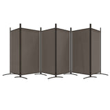 6-Panel Room Divider Anthracite 520x180 cm Fabric 350272