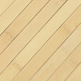 Rug Rectangular Light Nature 100x300 cm Bamboo 376813
