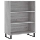 Shelf Cabinet Grey Sonoma 69.5x32.5x90 cm Engineered Wood 828394