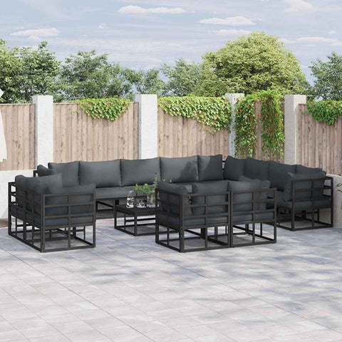 Garden Sofa Set with Cushion 13 pcs 3378935