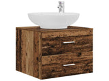 Bathroom Furniture Set 3 pcs Old Wood 49.5 x 44.5 x 65 cm 3405913