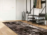 Rug Runner MARSA Black 100 x 300 cm Polyester and PVC 42023384