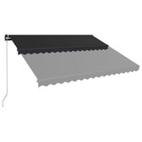 Manual Retractable Awning 450x300 cm Anthracite 3051240