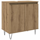 Bathroom Cabinet Artisan Oak 58x33x60 cm Engineered Wood 857218