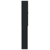 Toilet Cabinet BREDA Black 66 x 25.5 x 190 cm Engineered Wood 897576