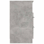 Bedside Cabinet Concrete Grey Engineered Wood 811240