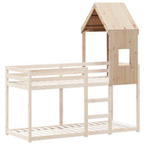 Kids' Bed Roof 60x89x134.5 cm Solid Wood Pine 846885