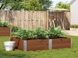 Garden Planter Brown 150x100 cm Solid Wood Pine 3295418