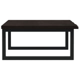 Basin Shelf Wall Mounted Steel and Solid Wood Oak 3302621