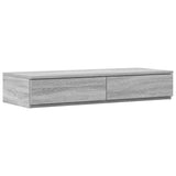 Bed Drawers Grey Sonoma 75 x 36.5 x 16.5 cm Engineered Wood 866968