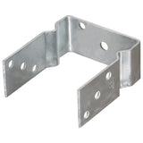 Fence Anchors 12 pcs Silver 12x6x15 cm Galvanised Steel 145340