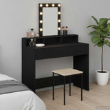 Dressing Table Black 100 x 41 x 140 cm Engineered Wood 865173