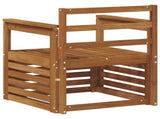 Outdoor Sofa Solid Acacia Wood Natural 3436339