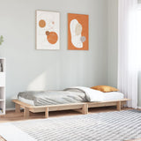 Bed Frame without Mattress 90x200 cm Solid Wood Pine 850668