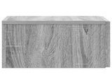 Wall-Mounted Bedside Cabinet 2 pcs Grey Sonoma Engineered Wood 898438