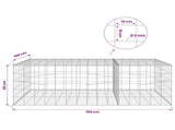 Gabion with 5 mm Wire and 10x10 cm Mesh 150x100x50 cm 3465285