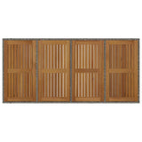 Garden Dining Set 9 pcs Grey Poly Rattan 3365413