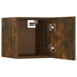8 Piece TV Cabinet Set Smoked Oak Engineered Wood 3114227