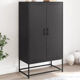 Highboard Black 68.5x38.5x123.5 cm Steel 846494