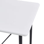 ZNTS Bar Table White 120x60x110 cm MDF 281547