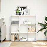 Room Divider Bookcase White 102x29x103.5 cm Engineered Wood 858048