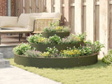 Garden Planter Olive Green 120 x 120 x 20 cm Cold-rolled Steel 873658