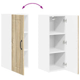 Wall Cabinet PORTO Sonoma Oak 30 x 31 x 80 cm Engineered Wood 885359