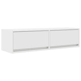 TV Cabinet with Drawer White 100 x 31 x 25.5 cm Engineered wood 861526